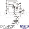 Grohe 23214000 Mixer Spare Diagram