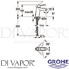 Grohe 23215000 Mixer Spare Diagram