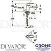 Grohe 23219000 Mixer Spare Diagram