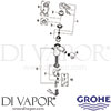 Grohe 23219000 Mixer Spare Tech Diagram