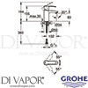 Grohe 23225000 Mixer Spare Diagram