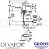 Grohe 23226000 Mixer Spare Diagram