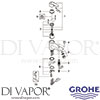 Grohe 23229000 Mixer Spare Tech Diagram