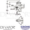 Grohe 23229001 Mixer Spare Diagram