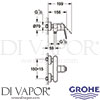 Grohe 23237000 Mixer Spare Diagram