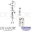 Grohe 23238000 Mixer Spare Diagram