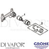 Grohe 23254000 Mixer Spare Tech Diagram