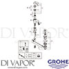 Grohe 23262000 Mixer Spare Diagram