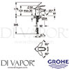 Grohe 23265000 Mixer Spare Diagram