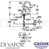 Grohe 23279001 Mixer Spare Diagram