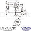 Grohe 23288000 Mixer Spare Diagram
