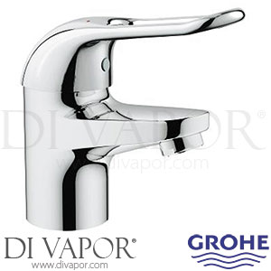 Grohe 23289000 Euroeco Special Single-Lever Basin Mixer (1/2 Inch) Spare Parts