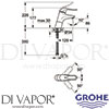 Grohe 23291000 Mixer Spare Diagram