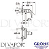 Grohe 23295000 Spare Diagram