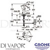 Grohe 23296001 Mixer Spare Diagram