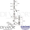 Grohe 23303000 Mixer Spare Diagram