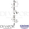 Grohe 23310IG0 Mixer Spare Diagram