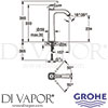 Grohe 23313000 Mixer Spare Diagram