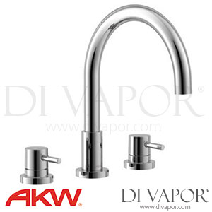 AKW 23314 Turico Deck Mounted Bath Filler Tap Spare Parts