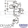 Grohe 23315IG0 Mixer Spare Diagram