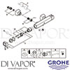 Grohe 23316000 Mixer Spare Tech Diagram