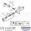 Grohe 23316IG0 Mixer Spare Tech Diagram