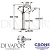 Grohe 23318DA0 Mixer Spare Diagram