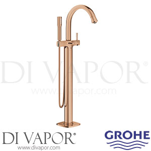 Grohe 23318DA0 Grandera Single-Lever Bath Shower Mixer (1/2 Inch) Floor Mounted Tap Spare Parts