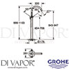 Grohe 23318GL0 Mixer Spare Diagram