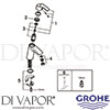 Grohe 23324001 Mixer Spare Diagram