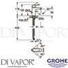 Grohe 23329000 Mixer Spare Diagram