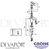 Grohe 23329000 Mixer Spare Diagram