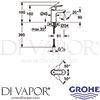 Grohe 23330000 Mixer Spare Diagram