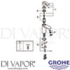 Grohe 23330000 Mixer Spare Tech Diagram