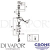 Grohe 23332000 Mixer Spare Tech Diagram