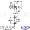 Grohe 23333000 Mixer Spare Diagram