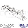 Grohe 23333000 Mixer Spare Tech Diagram