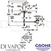 Grohe 23335000 Mixer Spare Diagram