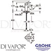 Grohe 23337000 Mixer Spare Diagram