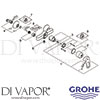 Grohe 23340000 Mixer Spare Tech Diagram