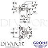 Grohe 23341000 Mixer Spare diagram