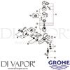 Grohe 23341000 Mixer Spare Tehc diagram