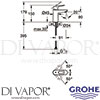 Grohe 23351000 Mixer Spare Diagram