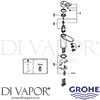 Grohe 23351000 Mixer Spare Tech Diagram