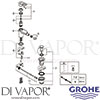 Grohe 23352000 Mixer Spare Tech Diagram