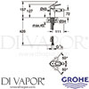 Grohe 23353000 Mixer Spare Diagram