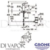 Grohe 23356000 Mixer Spare Diagram