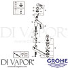 Grohe 23374003 Mixer Spare Diagram