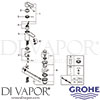 Grohe 2337420E Mixer Spare Daigram