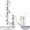 Grohe 2337700E Mixer Spare Diagram